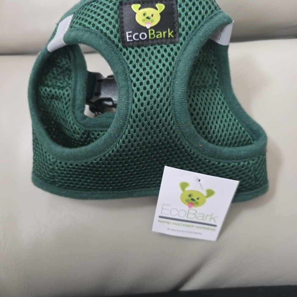 EcoBark Green Dog Harness